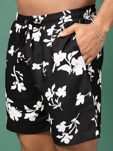 Image of Rigo Printed Co-Ord Set for Men | Casual Shirt & Shorts Night Suit Set | Lounge-wear Nightdress Pajama Set for Mens & Boys | Night Wear, Beach Wear, Vacation Wear Outfit