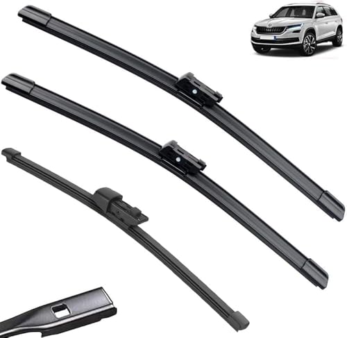 Essuie-Glaces pour Skoda Kodiaq Performance Tout Temps Kit de Balais Avant Arrière