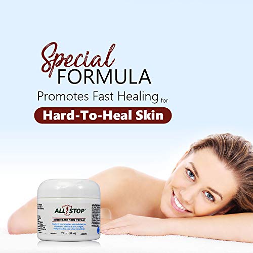 All Stop Antifungal Solution (2 Oz/59 ml)- Cream to Protects Skin Irritation by Ringworm, Athlete's Foot, Jock Itch, Skin Parasites & Other Skin irritants - Thumbnail 2