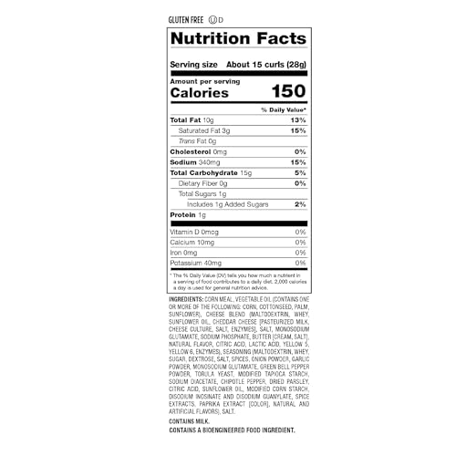 Herr's Jalapeno Popper Cheese Curls, 1 Ounce (Pack of 42 bags) - Thumbnail 2