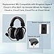 SPTSSWET Ersatz Mikrofon Kompatibel mit Kingston HyperX Cloud ii 2 Pre-2021 1st Version Wired, Hyper x Cloud x, Cloud Core, Cloud Pro or Cloud Silver Gaming Kopfhörer für PS5 Computer PC,3,5 mm Jack