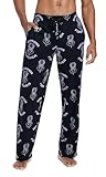 Marvel Men's Black Panther Wakanda Forever AOP Sleep Pajama Pants, Large