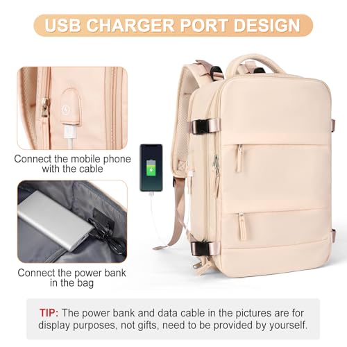 Image of coofay Carry On Backpack Flight Approved Personal Item Travel Backpack For Women Airline Approved Waterproof Sports Luggage Backpack Casual Daypack Small Hiking Backpack