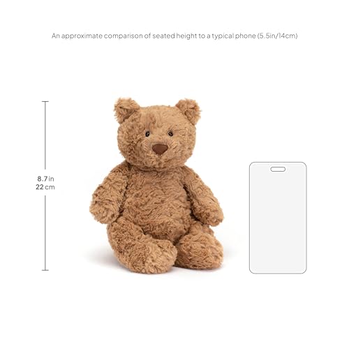 Jellycat Bartholomew Bear Stuffed Animal, Medium, 10 inches - Teddy Bear Plush - Soft and Huggable - Classic Children's Gift image 9