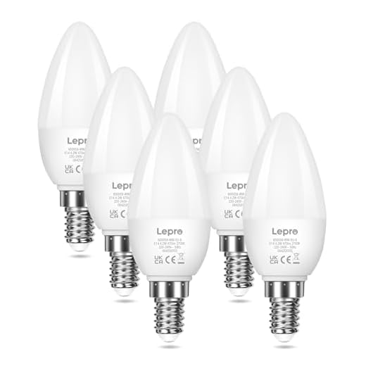 LE E14 LED, E14 LED Warmweiss, LED E14 5.5W, Glühbirne E14 470 Lumen, 6er-Pack, ersetzt 40W Birne, C35 2700K Warmweiß Glühlampe E14, 200° Leuchtmittel E14, Kerzenleuchten