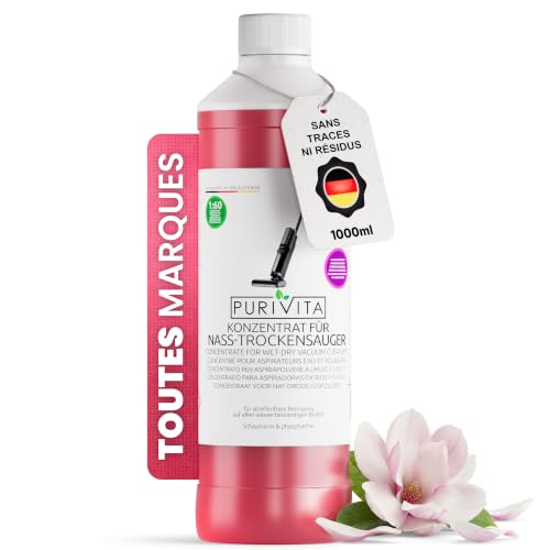 PURIVITA® Nettoyant Sol Concentré Aspirateur Laveur – Magnolia, 1L