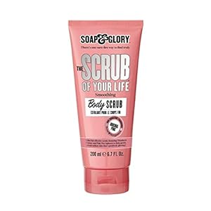 Soap & Glory Original Pink The Scrub Of Your Life Exfoliating Body Scrub – Smoothing & Buffing Vegan Scrub – Rose & Bergamot Body Polish with Shea Butter & Vitamin E (200ml)