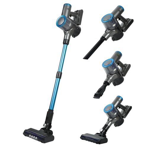 Panana Cordless Vacuum Cleaner, Stick Vacuum Cleaner 6 in 1, Powerful Hoover 200W Brushless Motor with LED Headlights, Lightweight Vacuum for Home Hard Floor Pet Car