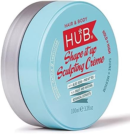 Shape it up Sculpting Crème Styling Product - 100 g / 100 ml x 1. Strong Hold and Medium Shine Finish. Hair Styling Product for men and women. PALM OIL FREE, PARABEN FREE, SULPHATE FREE