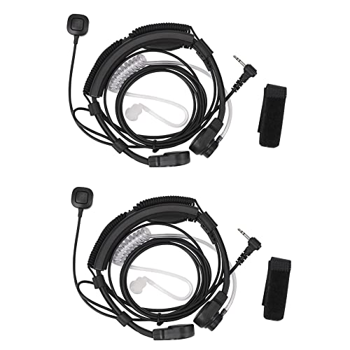 Remingtape 2 auriculares de micrófono de 2,5 mm para walkie talkie radio TLKR T5 T80 T60 T6 T8 Talkabout MR350R T6500