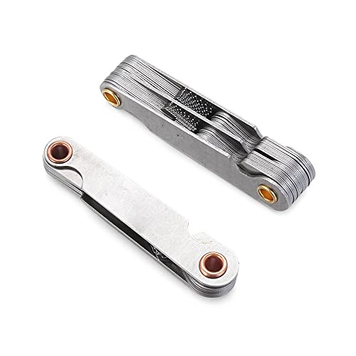 Calibrador Métrico para Roscas 55/60 Grados Acero Carbono miniatura 4