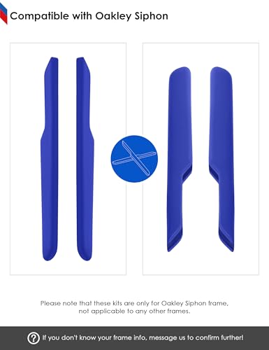 Image of BLAZERBUCK Replacement Temple Sleeves Ear Socks for Oakley Siphon OO9429 Sunglasses