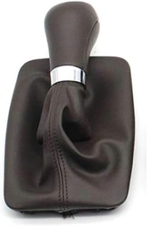 1Set Mocha Car Gear Shift Shifter Knob w/Boot Leather Shifter Gaiter Boot Cover for Mercedes Benz C Class W204 C204 2007 2008 2009 2010 2011 2012 2013