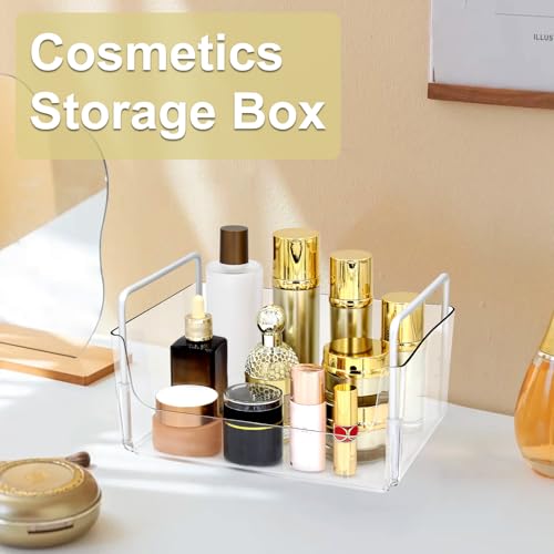 Plateau de rangement transparent anti-désordre pour coiffeuse - 8