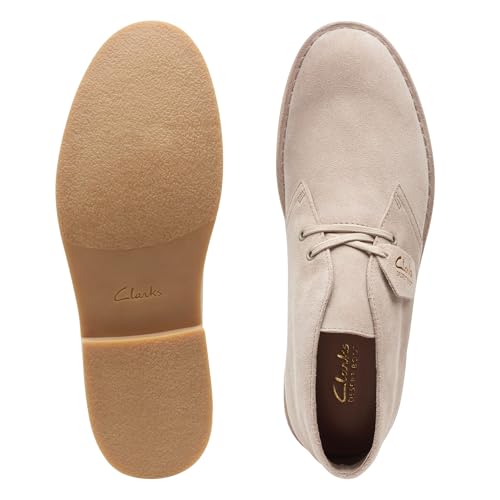 Image of Clarks - Mens Desert Bt Evo Shoes, Color Sand Suede, Size: 9.5 M US