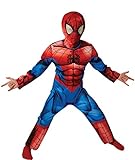 TALLA L Disfraz de Ultimate Spiderman Deluxe para niño