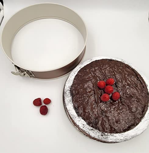 Patisse Ceramic Round Springform With Non-Stick Surface, Cream/Copper #TOP5