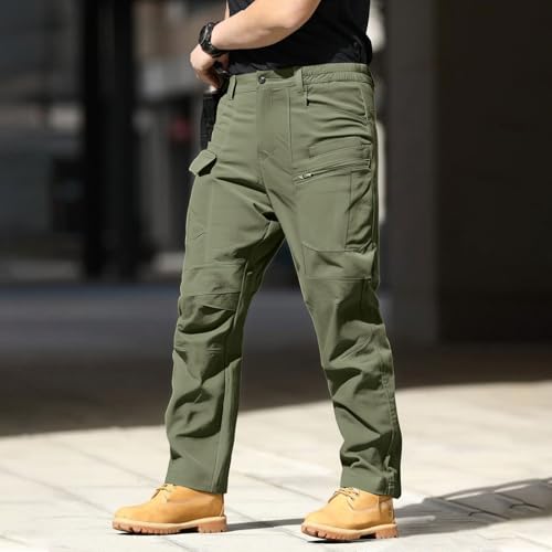 Tactical Cargo Pants for Men Slim Fit Water Resistant Quick Dry Travel Pants Wrinkle Free Work Outdoor Hiking Trousers2