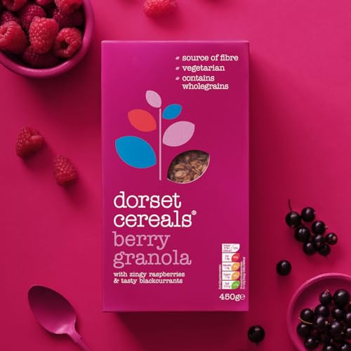 Dorset Cereals Berry Granola | Breakfast | Vegetarian | 5 PACKS of 450g