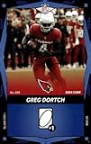GREG DORTCH 2025 UNO Elite Core Edition Blue #50 NM-MT Football Cardinals