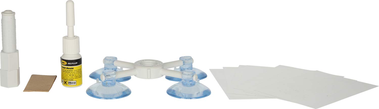Kit de réparation impact de pierre KS TOOLS 140.2530 pour stopper la fissure du pare-brise