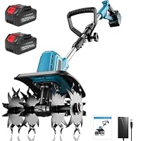 耕運機 家庭用 充電式 大容量バッテリー2個 マキタ18Vバッテリー対応 小型 Amazon | 耕運機 充電式 電動 耕うん機 小型家庭用【2026年強化版