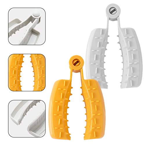 Hemoton 2Pcs Food Slicer Hand Guards Anti- Cut Hand Finger Protector Mandolin Slicer Grater Food Safety Holder Kitchen Gadgets Random Color #TOP2
