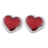 jdm 2PCS Red Heart Shaped Side Marker/Accessory/LED Light/Turn Signal