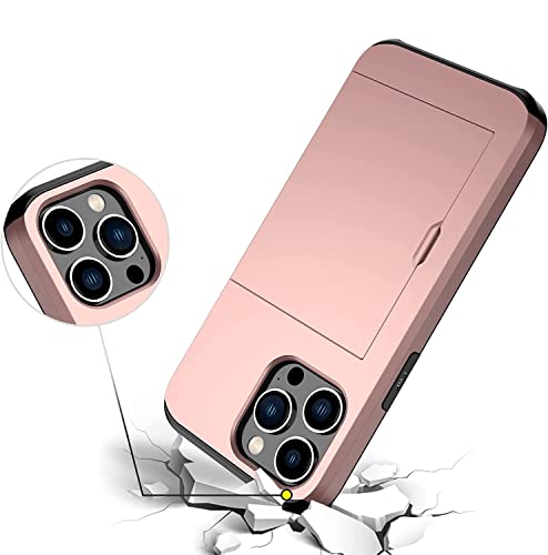 Capa Carteira com Porta Cartão Embutido para guardar Cartões de Crédito Para o iPhone 14 Pro Max (Te