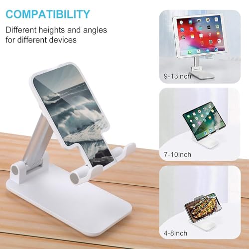Support de téléphone portable pliable compatible iPhone bureau réglable - 3