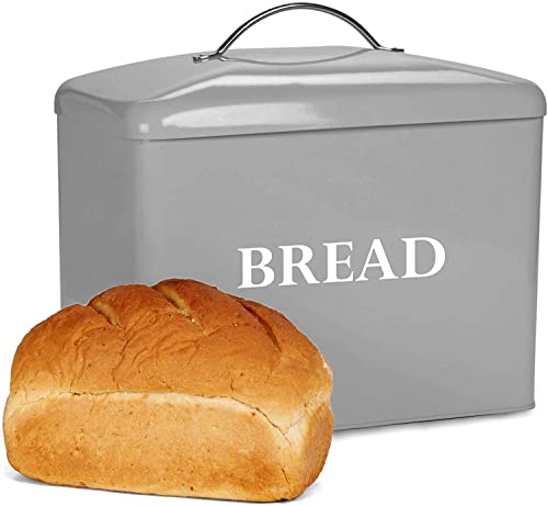 andrew james Retro Bread Bin – Large Bread Box...