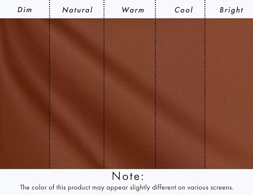 Image of Ruvanti Cloth Napkins Set of 12, 18x18 Inch, Soft & Absorbent Cotton Enrich Dinner Napkins for Hotel, Wedding Parties, Napkins Everyday - Rust