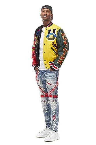 Bulldog Varsity Jacket - Grey3