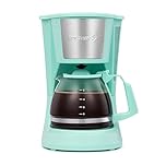 Holstein Housewares HH-0914701I 5-Cup Coffee Maker, Mint, 9.8x10x5.7