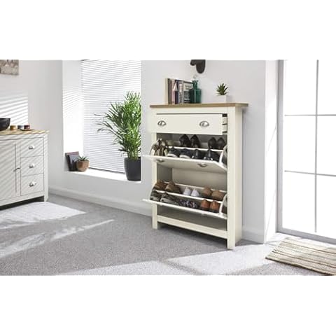 GFW Lancaster Wooden Shoe Storage Cupboard Cover