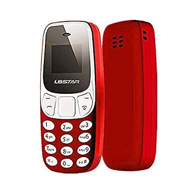 Image of Galaxy Star Electronics Smallest Keypad Mini Mobile Phone Dual Sim 4 G Support Light Weight - Red