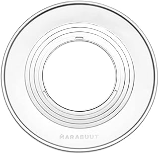 Marabuut Bamboo Steamer Ring Adapter - Restaurant Quality Stainless Steel, Ideal for 7"-13" (17.8-33 cm) Diam. Pots - Ideal for Asian Cooking, Vegetables, Meats, Dumplings - Complete with 20 Liners