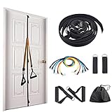 Brebebe Door Anchor Strap for Resistance Bands Exercises, Multi Point Anchor Gym Attachment for Home...