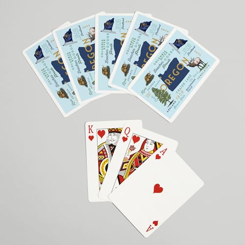 Baraja de Póker Seaside Oregon 52 Cartas Tamaño Póker miniatura 7