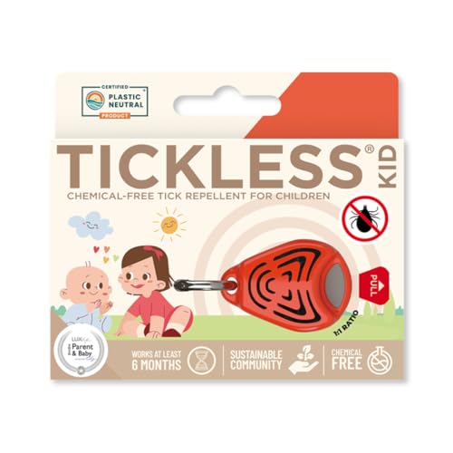 Tickless Kid Zeckenschutz für Kinder - Orange