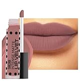 Sacha All Day Liquid Matte Lipstick - Transfer Proof Intense Colors - Lip Velvet - Available in 16 Shades - I'm in the Nude