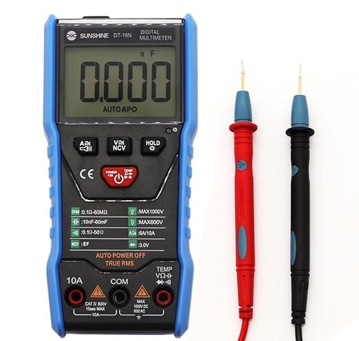 Sunshine DT-19N Smart AC/DC Digital Multimeter with 6000 Counts.-image-47