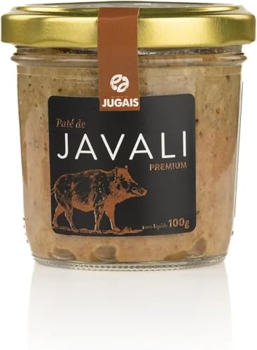 Paté de Jabalí 100g – Untable Tradicional de Carne de Caza – Paté Gourmet al Estilo Portugués – Sabor Intenso y Sabroso – Ideal para Galletas Saladas, Pan o Tapas