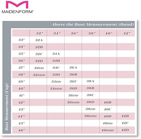 Maidenform One Fab Fit Underwire Bra, Microfiber T-Shirt Bra, Full-Coverage Convertible Bra, Lightly Padded Bra for Everyday