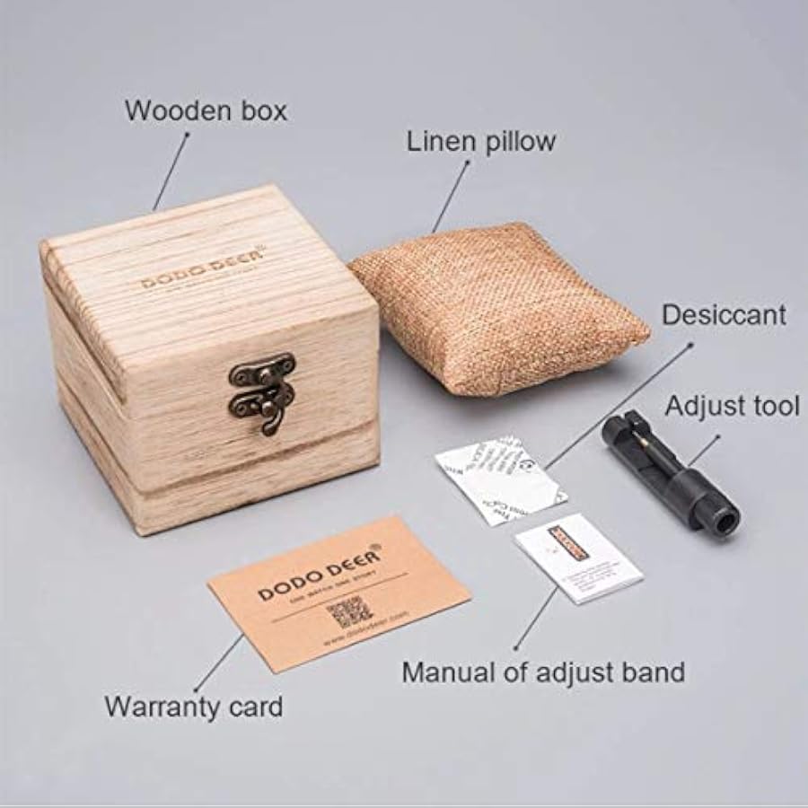 Amazon | DODO DEER ドードーディア メンズ 木製腕時計 日本製クォーツ