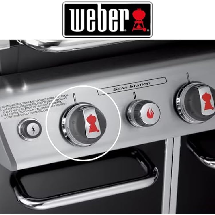 Weber 88848 Gas Grill Burner Knobs