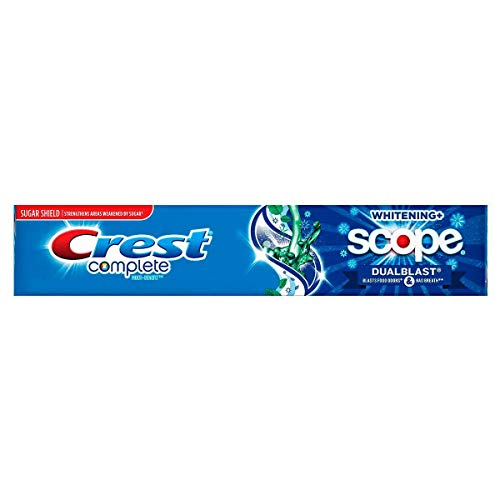 Dentifrice Crest Complete Blanchiment Plus Nettoyage En Profondeur Effervescent 5.8 Oz anti-tache