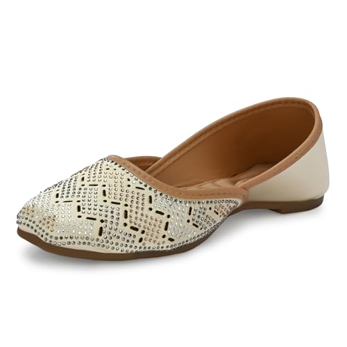 Image of Flavia Womens Flv07 Ballet Flat | Ethnic Shoes | Wedding Footwear | Fashionably Stylish for Everyday wear