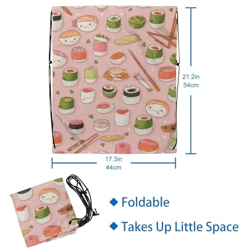 Sac à cordon lot de 2 rose et multicolore taille unique étanche - 3