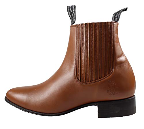 El Canelo Men's Ankle Boots Botines Charros Deer Leather2